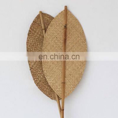 Best Seller Cheap in Bulk Bamboo Fan Wall Art High Quality Traditional Woven Decoration Best Price Wholesale photo-2