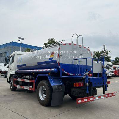 DongFeng 10000 Liter 4✖2 Water Tank Truck With Bowser And Sprinkler for Sale photo-3