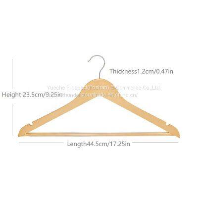 Manufacturer Hangers For Cloths Wood Cloth Hanger Wholesale White Wooden Clothing Coat Non Slip Clothes Hangers