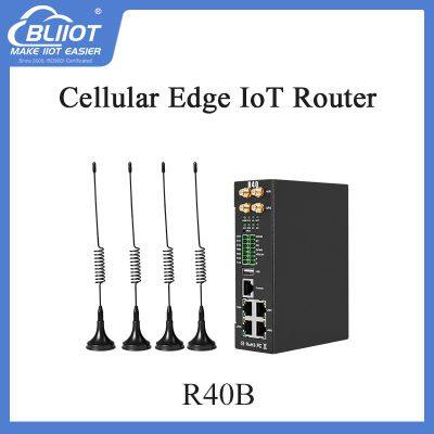 Industrial IoT Gateway with 4AI 2DO 1RS485 Logic Control for Smart Transportation