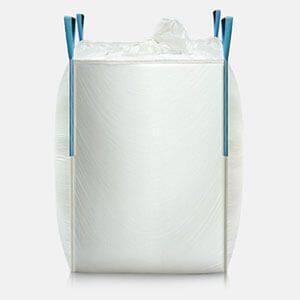 Type C bulka bag for dry and flammable powder pe ton bag 90x90x90cm PP woven sacks  1 metric ton Type C bulk bags