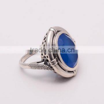 CHALCEDONY RING ,925 Sterling Silver Jewelry Wholesale,WHOLESALE SILVER JEWELRY,SILVER EXPORTER,SILVER JEWELRY FROM INDIA photo-2
