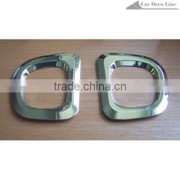 Chrome foglight cover for Nissan X-Trail 2009