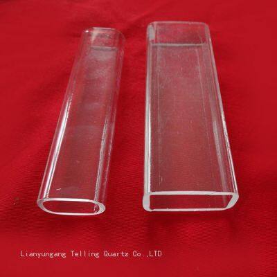 customized squared quartz glass tube fabricated quartz tube