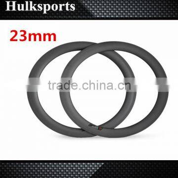 Chinses Carbon Road Bicycle Rims 700C 23mm Width Carbon Road Bike 60mm Clincher Carbon Rims