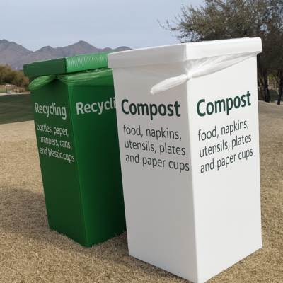 Manufacturer Folding Correx Corrugated Plastic Garbage Container Bottle Recycling Bin