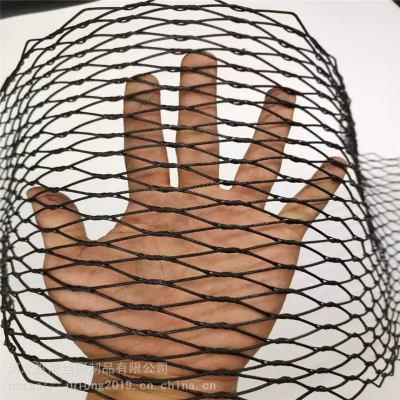 SS 304 316 Grade Black Oxide Flexible Ferrule Stainless Steel Wire Rope Mesh for Zoo Protect Fence Net