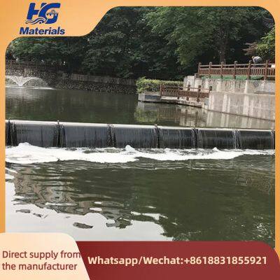 Air shield dam, air shield gate, pneumatic steel shield rubber dam, inflatable water barrier gate, upstream and downstream gates of ship lock