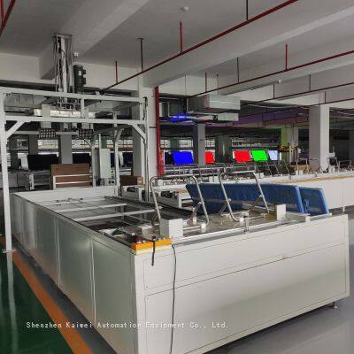 Double Speed chain assembly line workshop automation production line equipment assembly line with elevator tooling plate assembly cable