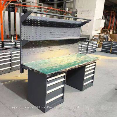 Durable Garage Workbench With Locking Drawers for Machining Shops | Heavy-Duty Workshop Tool Table photo-2
