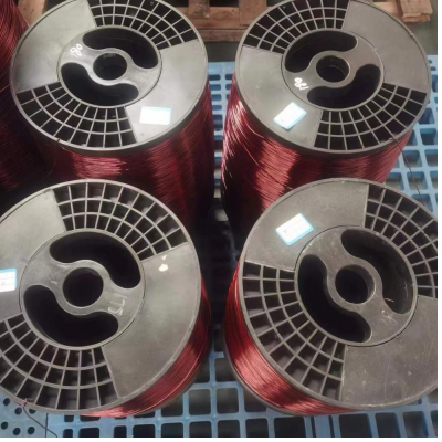 Aluminium Magnet Wire 16AWG 14AWG High Heat 220C Enameled Aluminium Winding Wire NEMA MW1000 photo-3