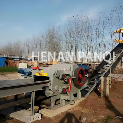 Industrial Wood Shredder Heavy Duty Tree Branch Wood Chips Making Machine photo-3