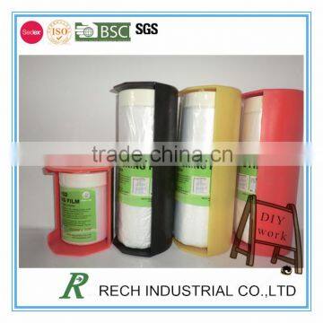 Hot Sale Painting Pretaped Masking Film With Dispenser photo-2