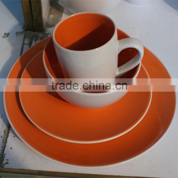 16pcs dinnerware ceramic dinner plate