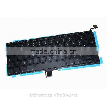 Shenzhen New Portuguese Layout Laptop Replacement led Keyboard For Laptop Apple MacBook Pro 13" A1278 2009-2012
