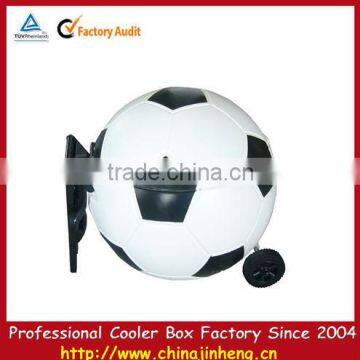 Plastic football shape Ice cooler box