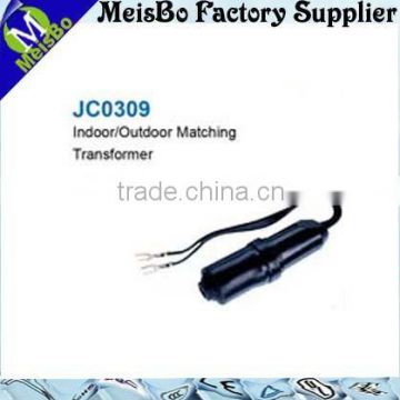 Indoor outdoor TV Matching transformer