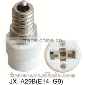 E14 to G9 lamp holder adaptor Converter; E14-G9 amp Adapter;