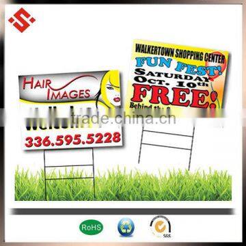 2015 lightweight PP corrugated plastic sign boards