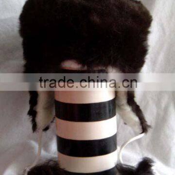 Fur Baby Alpaca Earflap Hat Chullo Peru