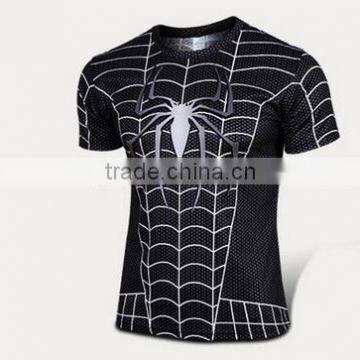 2016 hotsale gym wear fitness clothes men shirt factory price wholesale fitness clothing