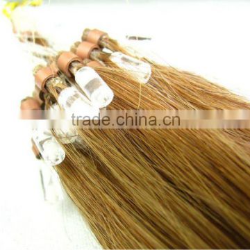 Top Quality Micro Loop Ring Hair Extensions/Remy Micro Loop Indian Hair