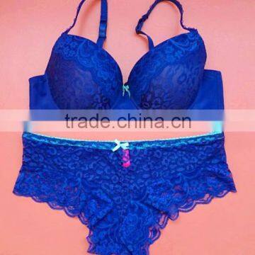 Leopard Jacquard Lace Underwear Set, Plus Size Women Underwear Set