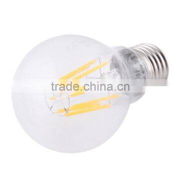 Hot China Shenzhen LED lights supplier Century lighting 360 degree 2700kelvin warm white 4w 6w 8w e27 led filament bulb