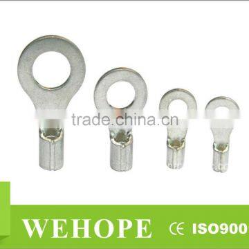 Non insulated ring terminal,stainless steel ring terminal,copper tube terminal