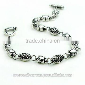 Cool Fashion Shiny Different Design Wholesale Thailand Hamsa Eye Bracelet Silver 925 photo-2