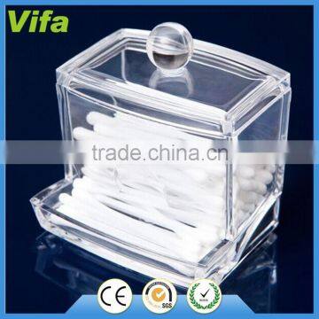 High Quality Acrylic Cotton Swabs Stick Box Holder