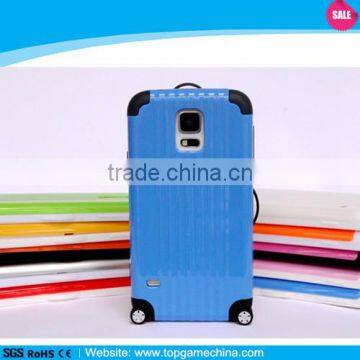 Hybrid case cover for samsung galaxy s5 Suitcase Luggage Phone Case