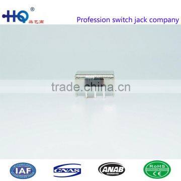 high quality 2 position 2p2t horizontal slide switch,slide switch