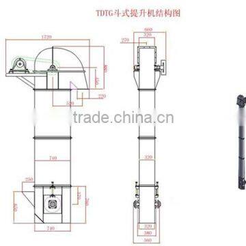 Carbon Steel Bucket Elevator for Bulk Material photo-5