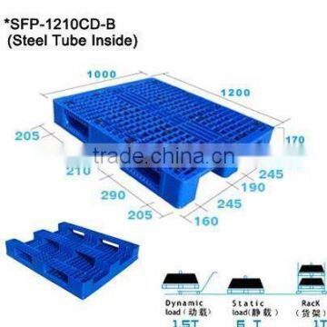 Standard size durable plastic pallet for industrial