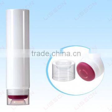 150ml Plastic Cosmetic Tube for Body Lotion With Soft Sillicon Massage Head