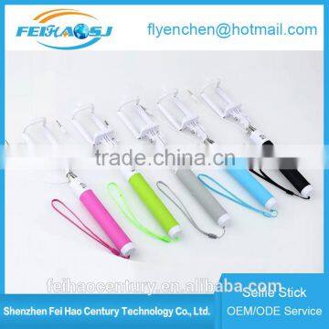 Short time delivery excellent quality selfie stick 2016