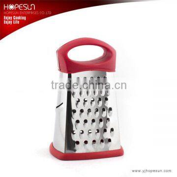 New design 8.5 inch stainless steel square grater with plastic handle                        
                                                                                Supplier's Choice