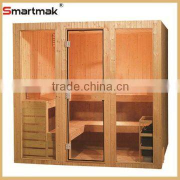 traditional steam Sauna room/dry steam sauna room/finnish sauna room/hemlock wood classic sauna room/luxury steam sauna room