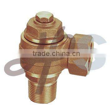 Brass & bronze swivel type ferrule valve