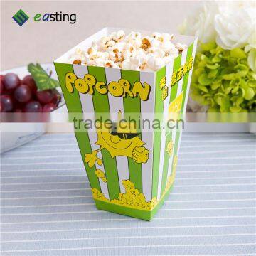 grade food big paper popcorn cup custom popcorn boxes for sale