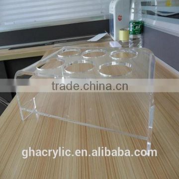 ny Design clear acrylic make up dispaly rack ,top grade acrylic display rack