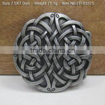 Cross Belt Buckle With Rhinestones Plain Plate Buckle For 2 1/4" Belts photo-2