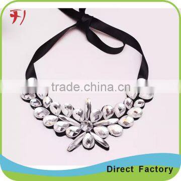 Fashion Jewelry Black Plastic Jewelry Necklace