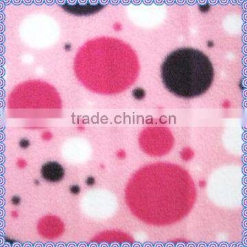 100% Polyester Polar Fleece with dot print