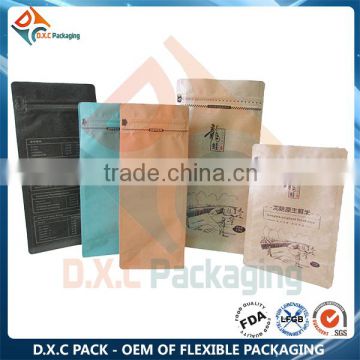 High Barrier Food Grade Flat Bottom Bag With Printing