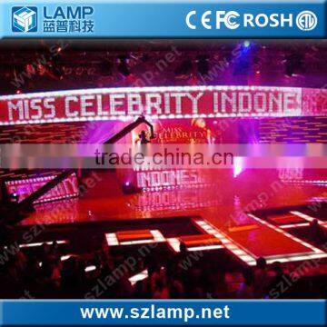 Best price led full colour outdoor display 18.75 mm led curtain screen