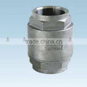 PN16 1-1/2" 2-PC CF8M/CF8 Spring Vertical Check Valve C201 Investment Casting