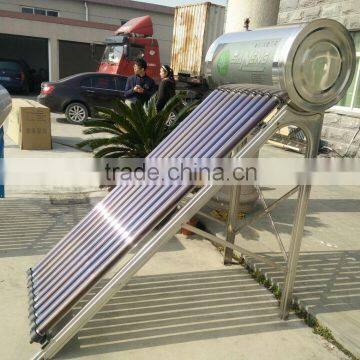 Stainless Steel Vacuum Tube Compact Pressurized Solar Water Heater photo-2
