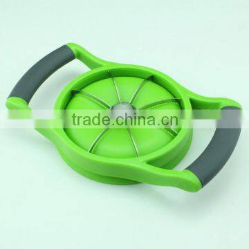 Kitchen Helper Rubber Handle Stainless Steel Fruit Cutter photo-3
